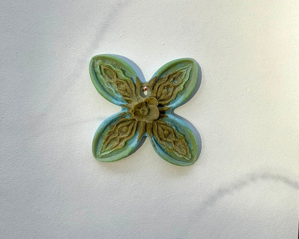 Blooms - Green Blue and Brown